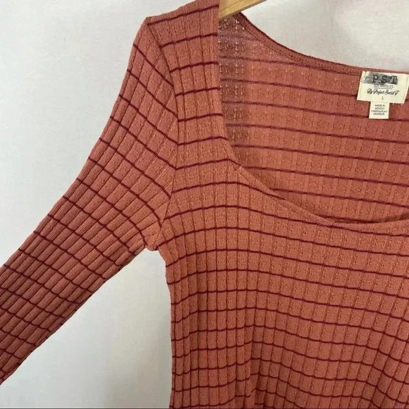 PST Project Social T Kimora  Sweetheart Rib Knit Top - Picture 5 of 9